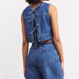 NWT Weekend Max Mara Denim Magia Top